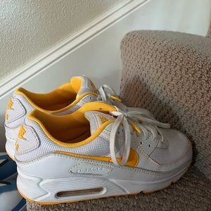 Nike air max white/yellow
